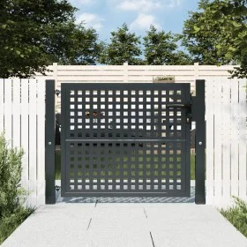 Anthracite gray steel garden gate 105x125 cm by vidaXL, garden gates - Ref: Foro24-154559, Price: 151,23 €, Discount: %