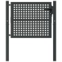 Puerta de jardín acero gris antracita 105x125 cm de vidaXL, Puertas de jardín - Ref: Foro24-154559, Precio: 154,73 €, Descuen...