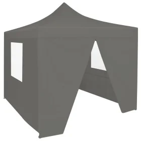 Carpa plegable profesional 4 paredes acero gris antracita 2x2 m de vidaXL, Carpas y cenadores - Ref: Foro24-48885, Precio: 11...