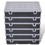 Torre de 6 cajas de herramientas, de vidaXL, Cajas de herramientas - Ref: Foro24-140908, Precio: 75,35 €, Descuento: %