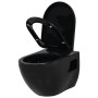 Inodoro de pared de cerámica negro de vidaXL, Baños - Ref: Foro24-143023, Precio: 170,53 €, Descuento: %