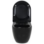 Inodoro de pared de cerámica negro de vidaXL, Baños - Ref: Foro24-143023, Precio: 170,53 €, Descuento: %