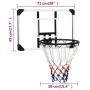 Tablero de baloncesto policarbonato transparente 71x45x2,5 cm de vidaXL, Tableros de baloncesto - Ref: Foro24-93670, Precio: ...