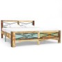 Estructura de cama de madera maciza reciclada 160x200 cm de vidaXL, Camas y somieres - Ref: Foro24-247667, Precio: 370,87 €, ...