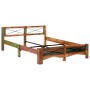 Estructura de cama de madera maciza reciclada 160x200 cm de vidaXL, Camas y somieres - Ref: Foro24-247667, Precio: 370,87 €, ...