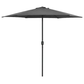 Anthracite gray aluminum pole garden umbrella 270x246 cm by vidaXL, Umbrellas - Ref: Foro24-47346, Price: 51,39 €, Discount: %