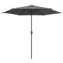 Sombrilla de jardín palo de aluminio gris antracita 270x246 cm de vidaXL, Sombrillas - Ref: Foro24-47346, Precio: 52,33 €, De...