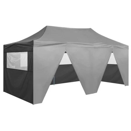 Carpa plegable profesional con 4 paredes acero antracita 3x6 m de vidaXL, Carpas y cenadores - Ref: Foro24-48867, Precio: 254...