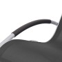 Silla mecedora de jardín de textilene negro de vidaXL, Sillas de jardín - Ref: Foro24-47781, Precio: 128,25 €, Descuento: %