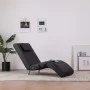 Diván de masaje con almohada de cuero sintético negro de vidaXL, Divanes - Ref: Foro24-281284, Precio: 240,39 €, Descuento: %