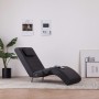 Diván de masaje con almohada de cuero sintético negro de vidaXL, Divanes - Ref: Foro24-281284, Precio: 243,80 €, Descuento: %