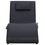 Diván de masaje con almohada de cuero sintético negro de vidaXL, Divanes - Ref: Foro24-281284, Precio: 243,80 €, Descuento: %