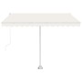 Toldo de pie automático crema 300x250 cm en Toldos | Comprar online en Foru.es