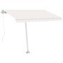 Toldo de pie automático crema 300x250 cm en Toldos | Comprar online en Foru.es
