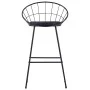 Taburete de barra de cocina 2 unidades cuero sintético negro de vidaXL, Taburetes de cocina - Ref: Foro24-247276, Precio: 134...