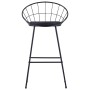 Taburete de barra de cocina 2 unidades cuero sintético negro de vidaXL, Taburetes de cocina - Ref: Foro24-247276, Precio: 137...