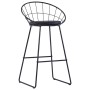 Taburete de barra de cocina 2 unidades cuero sintético negro de vidaXL, Taburetes de cocina - Ref: Foro24-247276, Precio: 137...
