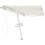 Toldo de pie automático crema 300x250 cm en Toldos | Comprar online en Foru.es