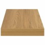Estante de pared con almacenamiento 2 pcs Marrón 50 x 23 x 4 cm en Estanterías | Comprar online en Foru.es