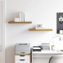 Estante de pared con almacenamiento 2 pcs Marrón 50 x 23 x 4 cm en Estanterías | Comprar online en Foru.es