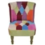 Sillón de estilo francés con diseño de retales de tela de vidaXL, Sillones - Ref: Foro24-240809, Precio: 124,01 €, Descuento: %