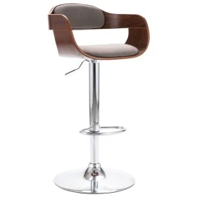 Plywood and taupe gray fabric kitchen stool by vidaXL, Kitchen stools - Ref: Foro24-287408, Price: 144,06 €, Discount: %