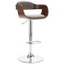 Taburete de cocina madera contrachapada y tela gris taupe de vidaXL, Taburetes de cocina - Ref: Foro24-287408, Precio: 144,06...