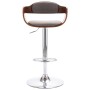 Taburete de cocina madera contrachapada y tela gris taupe de vidaXL, Taburetes de cocina - Ref: Foro24-287408, Precio: 152,68...