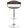 Taburete de cocina madera contrachapada y tela gris taupe de vidaXL, Taburetes de cocina - Ref: Foro24-287408, Precio: 144,06...