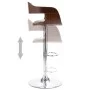 Taburete de cocina madera contrachapada y tela gris taupe de vidaXL, Taburetes de cocina - Ref: Foro24-287408, Precio: 144,06...