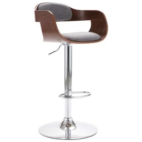 Taburete de cocina madera contrachapada y tela gris de vidaXL, Taburetes de cocina - Ref: Foro24-287407, Precio: 144,37 €, De...