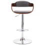 Taburete de cocina madera contrachapada y tela gris de vidaXL, Taburetes de cocina - Ref: Foro24-287407, Precio: 146,99 €, De...