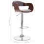 Taburete de cocina madera contrachapada y tela gris de vidaXL, Taburetes de cocina - Ref: Foro24-287407, Precio: 146,99 €, De...