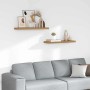 Estante de pared 2 pcs Marrón 90 x 23,5 x 4 cm en Estanterías | Comprar online en Foru.es