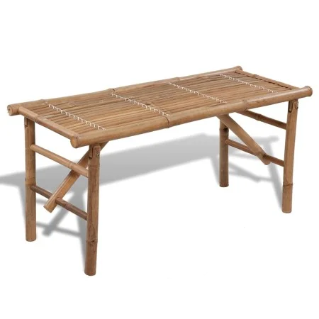 Banco de jardín plegable bambú 118 cm de vidaXL, Bancos de jardín - Ref: Foro24-41503, Precio: 71,77 €, Descuento: %