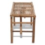 Banco de jardín plegable bambú 118 cm de vidaXL, Bancos de jardín - Ref: Foro24-41503, Precio: 75,13 €, Descuento: %