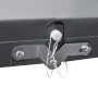 Set plegable camping 1 mesa 4 taburetes aluminio gris claro de vidaXL, Mobiliario de camping - Ref: Foro24-41457, Precio: 82,...