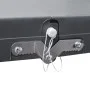 Set plegable camping 1 mesa 4 taburetes aluminio gris claro de vidaXL, Mobiliario de camping - Ref: Foro24-41457, Precio: 77,...