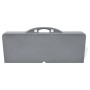 Set plegable camping 1 mesa 4 taburetes aluminio gris claro de vidaXL, Mobiliario de camping - Ref: Foro24-41457, Precio: 82,...