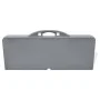 Set plegable camping 1 mesa 4 taburetes aluminio gris claro de vidaXL, Mobiliario de camping - Ref: Foro24-41457, Precio: 77,...