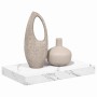 Estante de pared Mármol 40 x 23,5 x 4 cm Madera de ingeniería en Estanterías | Comprar online en Foru.es