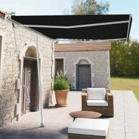 Toldo de pie automático gris antracita 300x250 cm en Toldos | Comprar online en Foru.es