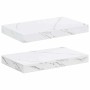 Estante de pared 2 pcs Mármol 40 x 23,5 x 4 cm en Estanterías | Comprar online en Foru.es