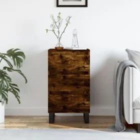 Aparador madera de ingeniería roble ahumado 40x35x70 cm de vidaXL, Aparadores - Ref: Foro24-831105, Precio: 63,74 €, Descuent...