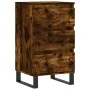 Aparador madera de ingeniería roble ahumado 40x35x70 cm de vidaXL, Aparadores - Ref: Foro24-831105, Precio: 63,74 €, Descuent...