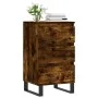Aparador madera de ingeniería roble ahumado 40x35x70 cm de vidaXL, Aparadores - Ref: Foro24-831105, Precio: 63,74 €, Descuent...