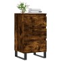 Aparador madera de ingeniería roble ahumado 40x35x70 cm de vidaXL, Aparadores - Ref: Foro24-831105, Precio: 64,55 €, Descuent...