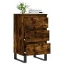 Aparador madera de ingeniería roble ahumado 40x35x70 cm de vidaXL, Aparadores - Ref: Foro24-831105, Precio: 63,74 €, Descuent...