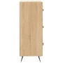 Aparador madera contrachapada color roble Sonoma 34,5x34x90 cm de vidaXL, Aparadores - Ref: Foro24-828575, Precio: 68,61 €, D...
