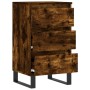 Aparador madera de ingeniería roble ahumado 40x35x70 cm de vidaXL, Aparadores - Ref: Foro24-831105, Precio: 64,55 €, Descuent...